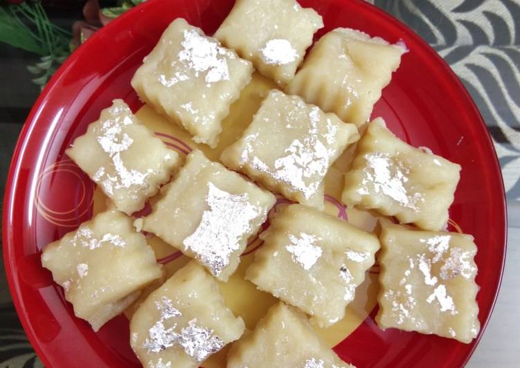 Steps to Prepare Badam burfi