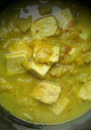 Foto resep Kare Tahu Pedas Simpel