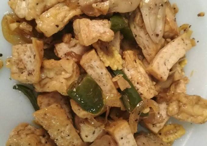 Cara Bikin Tahu Jamur Lada Hitam Yang Enak