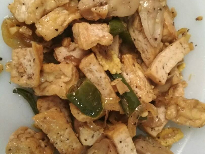 Cara Bikin Tahu Jamur Lada Hitam Yang Enak