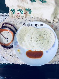 सूजी के अप्पम (Suji ke appam recipe in Hindi) रेसिपी मुख्य फोटो