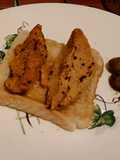 Tostadas con erizos