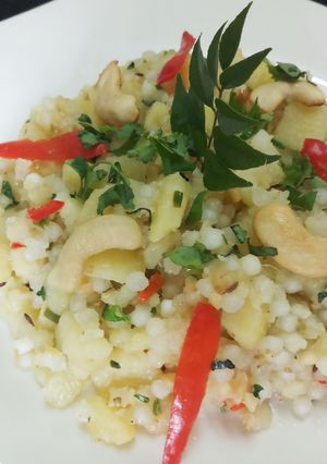 A picture of Aloo Sabudana Khichdi.