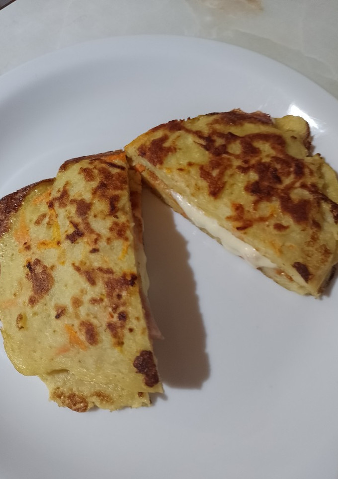Una foto de Panqueques de vegetales rellenos y sin gluten