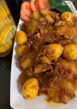 Foto resep Rendang jengkol &telor puyuh