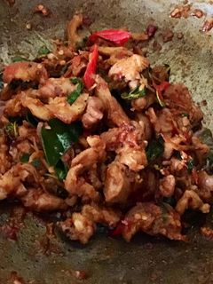 รูปของ ผัดเผ็ดขาหมู