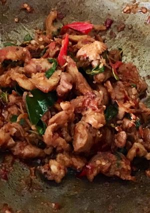 รูปของ ผัดเผ็ดขาหมู