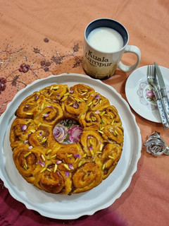 عکسی از دستور رول دارچینی سریع و ساده