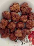 Mini albóndigas fritas