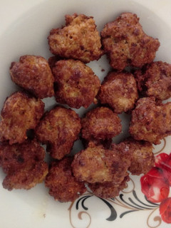 Una foto de Mini albóndigas fritas