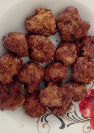 Una foto de Mini albóndigas fritas