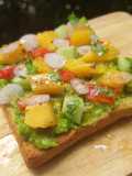 Mango Guacamole Toast