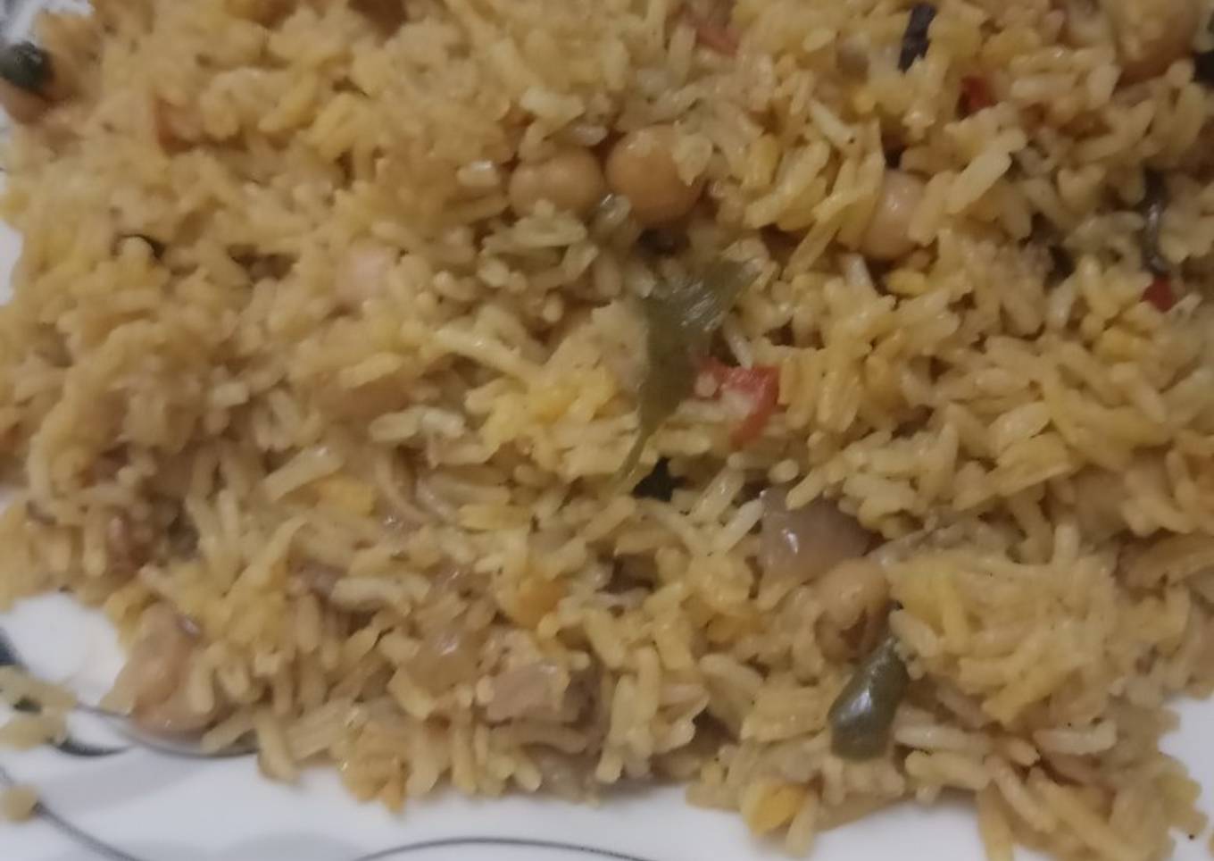 Chana (CHICKPEAS) pulao 🍚 🌾