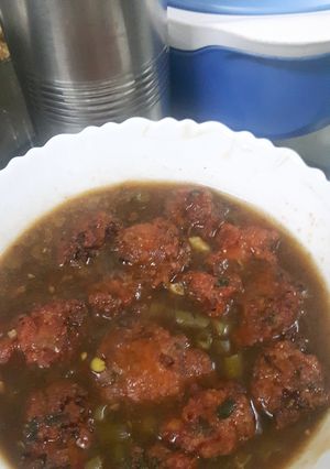 A picture of Manchurian Kofta.