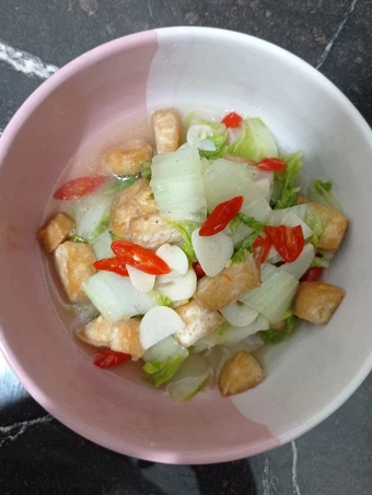 Langkah Mudah untuk Menyiapkan Resep Tumis sawi putih mix tahu putih yang Bisa Manjain Lidah Anti Ribet, Bikin Ngiler