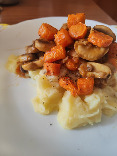 Una foto de Puré de patata con verduras