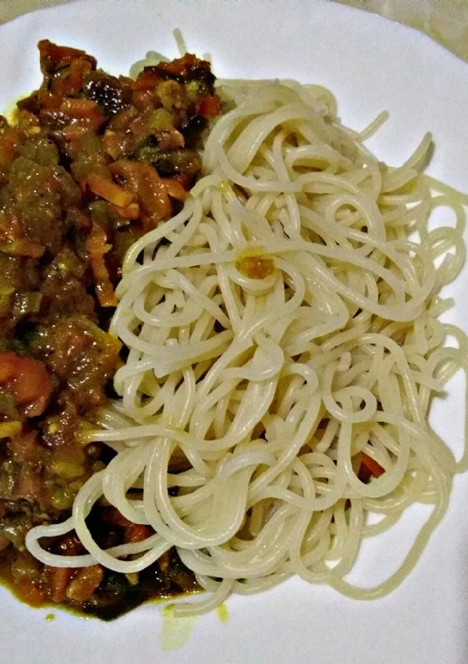 A picture of Easy lazy one pot beef with pasta#4wkschallenge.
