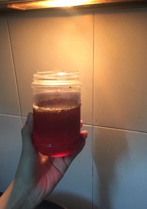 Hình của món Nước đường bánh nướng.
