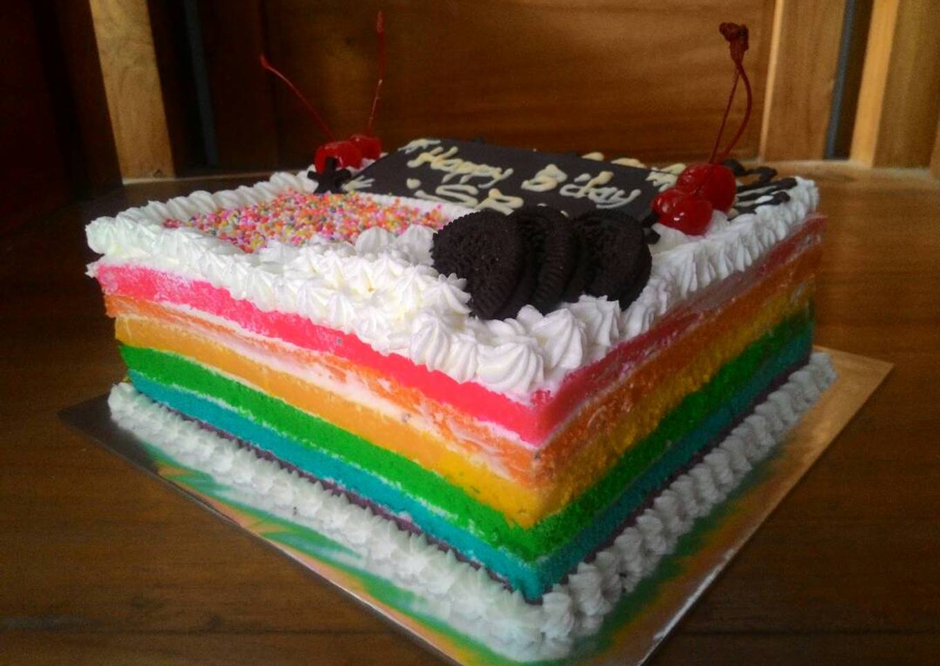 Rainbow cake special