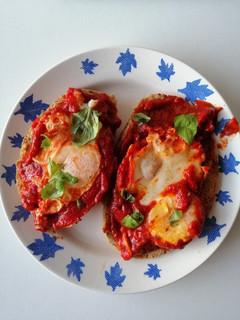Foto de Tosta de ovos escalfados 🥚