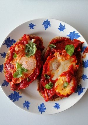 Foto de Tosta de ovos escalfados 🥚