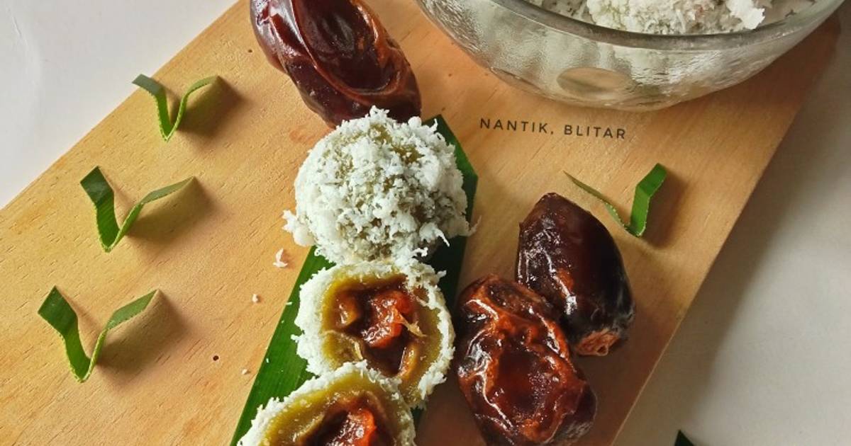 Resep Klepon Isi Kurma Gula Merah Oleh Nantik Cookpad