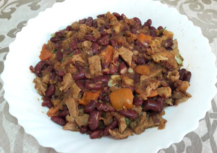 🇺🇸"Chili con carne tejano" sin gluten y vegano