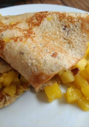 Una foto de Hot cakes de avena