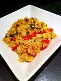 Arroz vegetariano lleno de salud 💪 color 🌈 y sabor😋