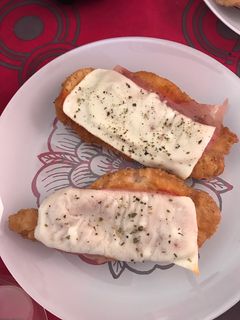 Una foto de Pechugas pizza