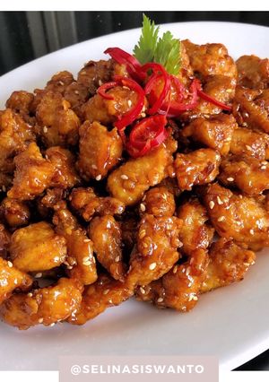 Foto resep Ayam Sauce Madu (Chicken Honey Caramelized)