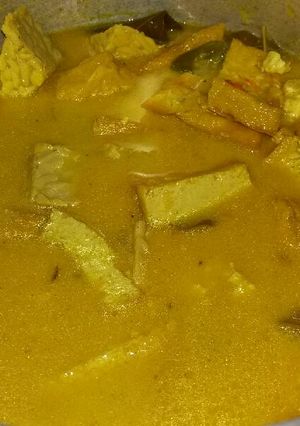 Foto resep Sayur Tahu Tempe Kuning