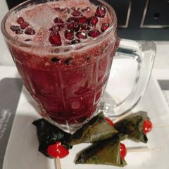 A picture of Pomegranate Pan Mocktail.