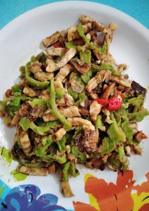 Foto resep Tumis Pare Ikan Asin