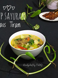 Foto resep Soup Sayuran Saus Tiram
