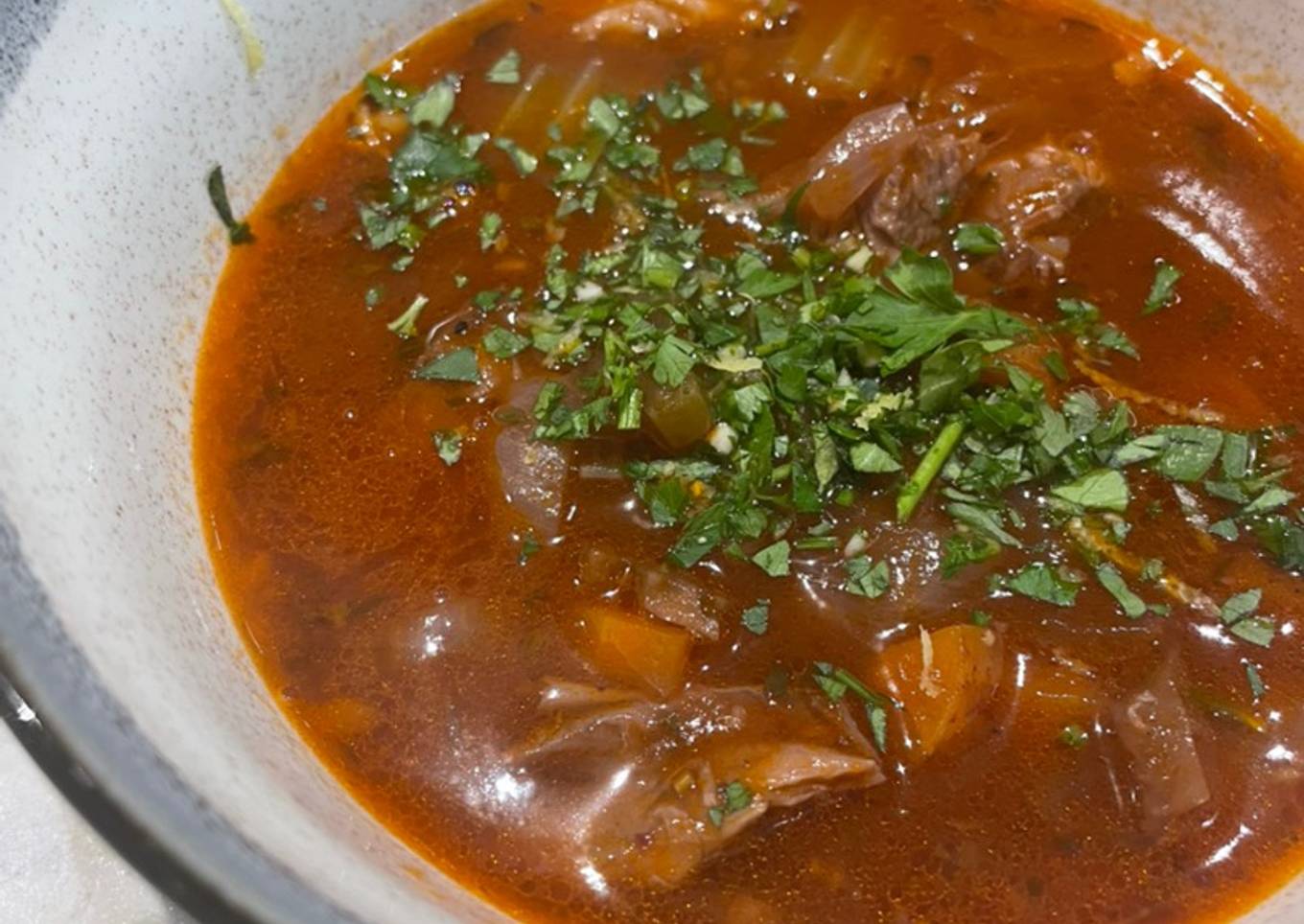Lamb shank Italian-style stew