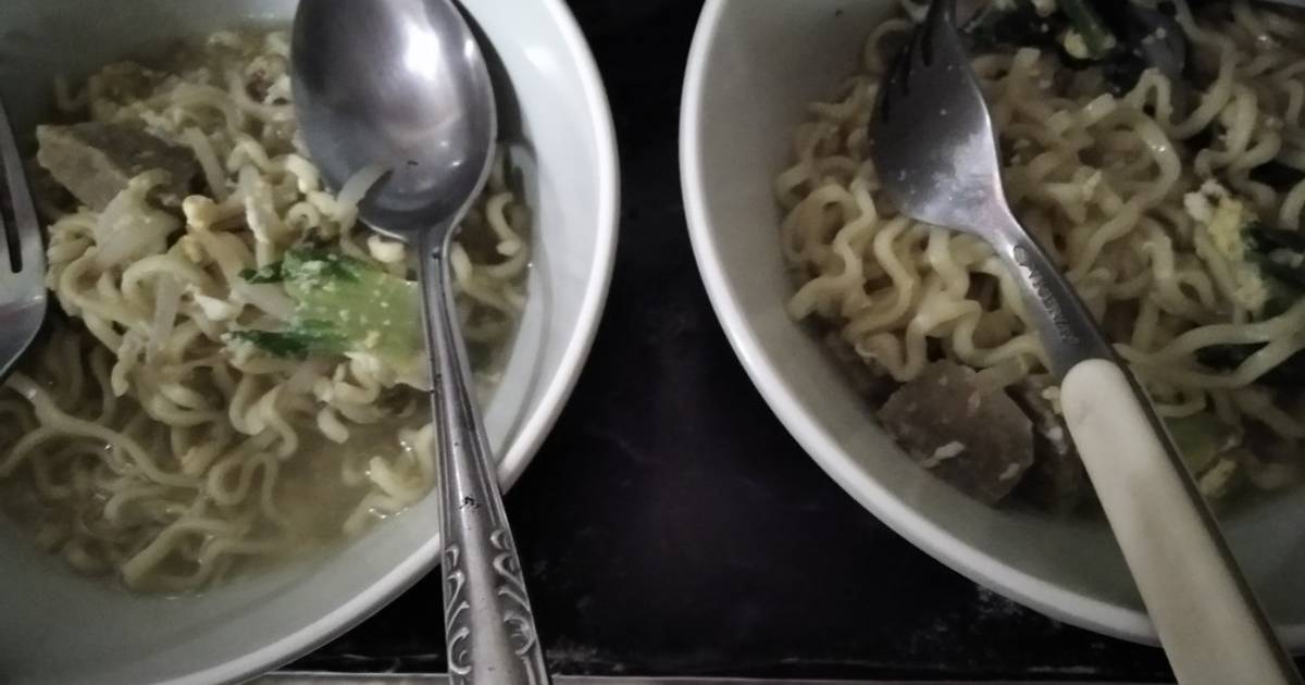 Resep Mie Bakso Sapi Kuah Bening Oleh Ummi Sholah And Hanin Cookpad