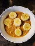 Healthy peanut butter oatmeal