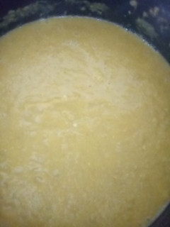 Una foto de Crema de vainas y calabaza