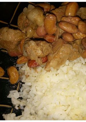A picture of Sayur Kacang Merah (Kidney Beans Soup).
