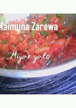 A picture of Miyan yalo (garden egg soup).