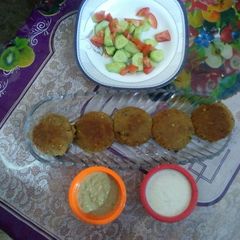 A picture of Qeeme ke shaami kabab.