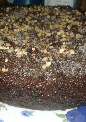 Una foto de Bizcocho de chocolate