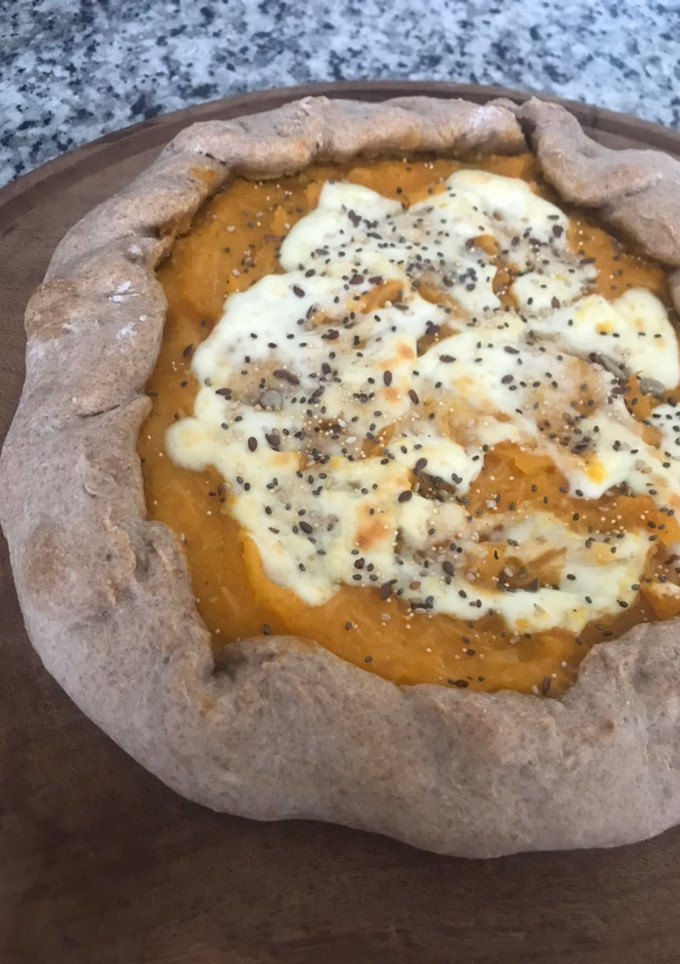 Una foto de Masa de tarta integral, sin manteca ni huevo