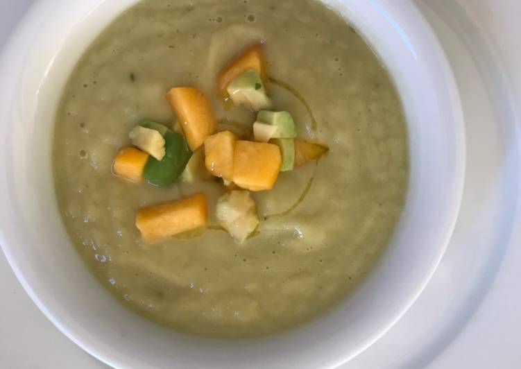 Crema fría de calabacín