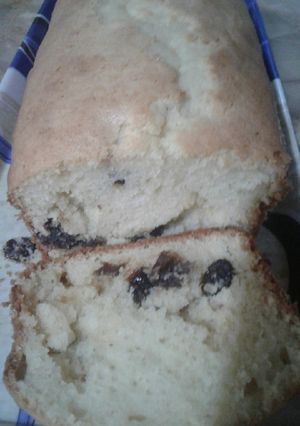Una foto de Budín de vainilla con pasas de uvas