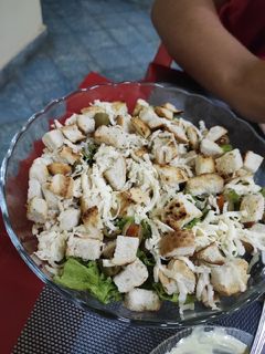 Una foto de Ensalada César rápida