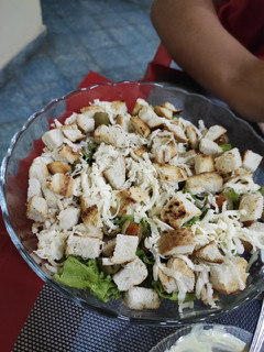 Una foto de Ensalada César rápida