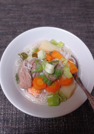 Foto resep Sup Daging Bihun