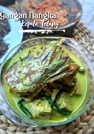 Foto resep Gangan Nangka Kepala Telang (Tenggiri)